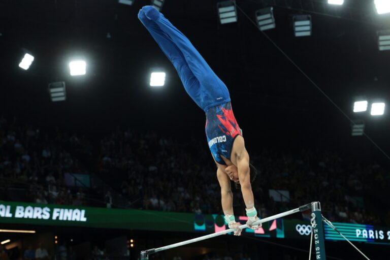 Watch this robotic ‘Superman Suit’ rotate around a gymnastics bar